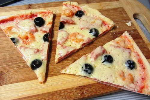 Как делать тесто для пиццы. Фото.