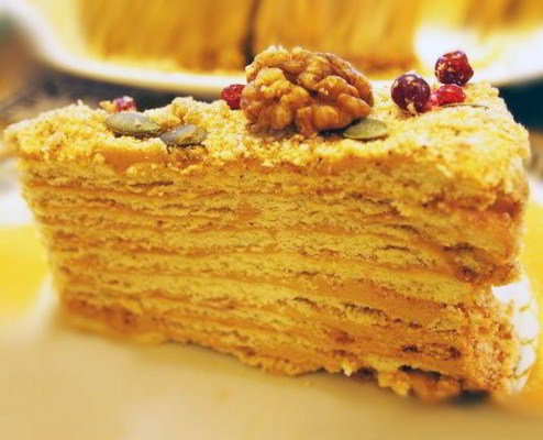 Торт "Медовик" от Александра Селезнева. Рецепт приготовления. Фото и видео.