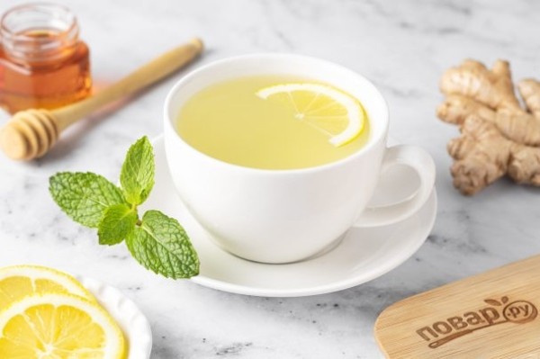 Чай с имбирем и медом для похудения