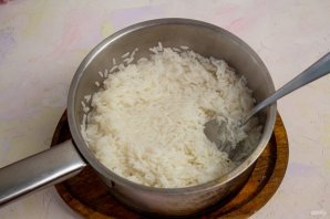 Рисовая запеканка с вишней